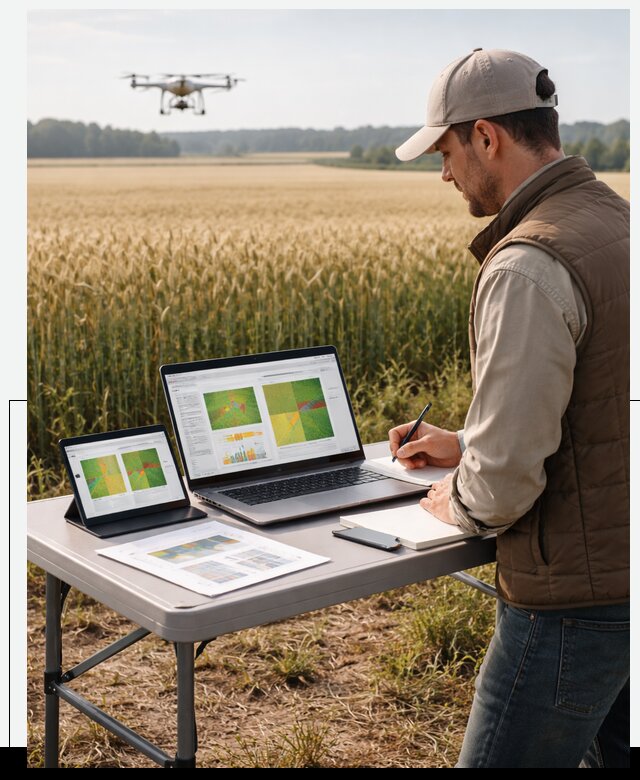Система AI прогнозирования урожайности для точных агрономий в Лиски